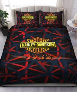 Harley Davidson Bedding Set Cover Design 3D - NAXA194