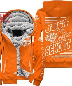 Harley Davidson Custom Name Fleece Hoodie Design 3D Full Printed Sizes S - 5XL NMF12