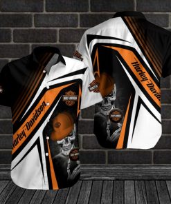 Harley Davidson Button Shirt Design 3D Full Printed Sizes S - 5XL NAXA312