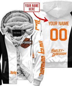 Harley Davidson Custom Name And Number Fleece Hoodie Design 3D Full Printed Sizes S - 5XL NMF09