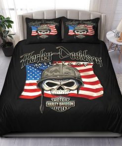 Harley Davidson Bedding Set Cover Design 3D - NAXA374
