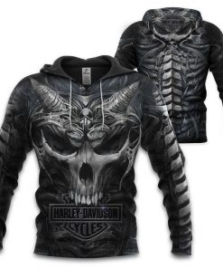 Harley Davidson Hoodie Design 3D Full Printed Sizes S - 5XL - NAXA355