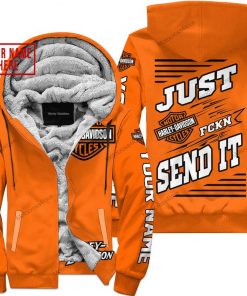 Harley Davidson Custom Name Fleece Hoodie Design 3D Full Printed Sizes S - 5XL NMF13