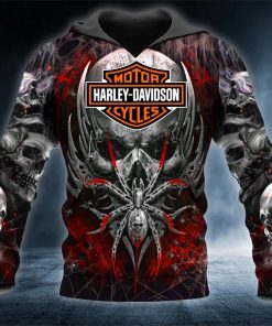 Harley Davidson Hoodie Design 3D Full Printed Sizes S - 5XL - NAXA388A