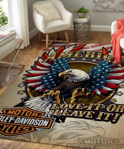Harley Davidson Motorcycle Rug Home Floor Decor NAXA279