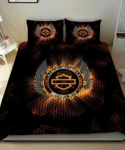 Harley Davidson Bedding Set Cover Design 3D - NAXA272