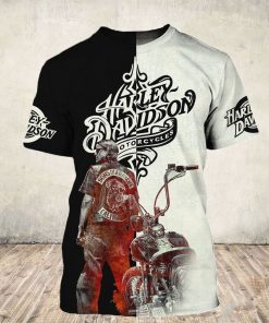 Harley Davidson T-Shirt Design 3D Full Printed Sizes S - 5XL - NAXA370D