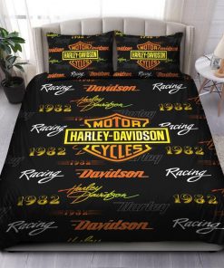 Harley Davidson Bedding Set Cover Design 3D - NAXA191