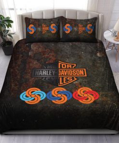 Harley Davidson Bedding Set Cover Design 3D - NAXA228
