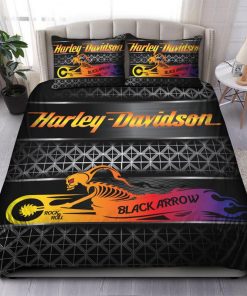 Harley Davidson Bedding Set Cover Design 3D - NAXA270