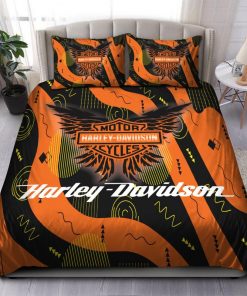 Harley Davidson Bedding Set Cover Design 3D - NAXA259