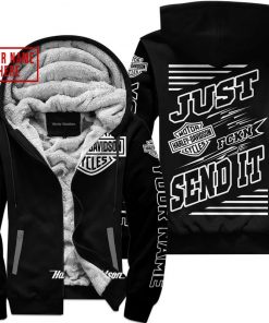 Harley Davidson Custom Name Fleece Hoodie Design 3D Full Printed Sizes S - 5XL NMF10