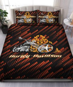 Harley Davidson Bedding Set Cover Design 3D - NAXA225