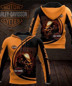 Harley Davidson Hoodie Design 3D Full Printed Sizes S - 5XL - NAXA28A