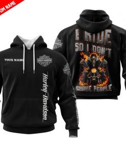 Harley Davidson Custom Name Hoodie Design 3D Full Printed Sizes S - 5XL - NMHN095C