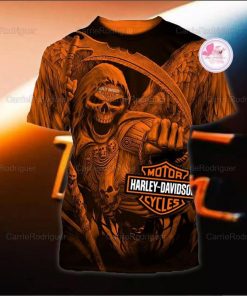 Harley Davidson T-shirt Design 3D Full Printed Sizes S - 5XL - NMCS152