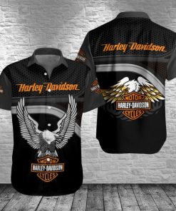 Harley Davidson Button Shirt Design 3D Full Printed Sizes S - 5XL NMB100