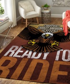 Harley Davidson Motorcycle Rug Home Floor Decor NAXA280
