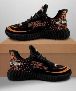 Harley Davidson Yeezy Shoes Design 3D Full Printed NMS14