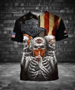 Harley Davidson T-Shirt Design 3D Full Printed Sizes S - 5XL - NAXA322D