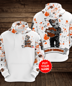 Harley Davidson Custom Name Hoodie Design 3D Full Printed Sizes S - 5XL - NAXA344