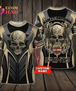 Harley Davidson Custom Name T-shirt Design 3D Full Printed Sizes S - 5XL - NMCS148