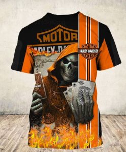 Harley Davidson T-shirt Design 3D Full Printed Sizes S - 5XL - TLRA341A