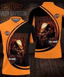 Harley Davidson Polo Design 3D Full Printed Sizes S - 5XL NAXA28H