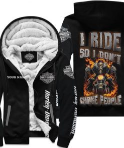 Harley Davidson Custom Name Fleece Hoodie Design 3D Full Printed Sizes S - 5XL NMHN095E