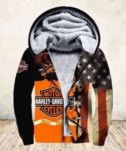 Harley Davidson Fleece Hoodie Design 3D Full Printed Sizes S - 5XL NAXA334Q