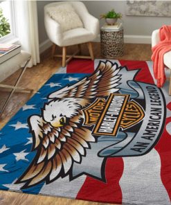 Harley Davidson Motorcycle Rug Home Floor Decor NAXA283