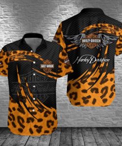 Harley Davidson Button Shirt Design 3D Full Printed Sizes S - 5XL NASA319