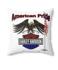 Harley Davidson 4th July Independence Day Pillow Case Design 3D Full Printed TLYA303