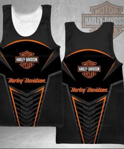 Harley Davidson Tank Top Design 3D Full Printed Sizes S - 5XL - NMCS150D