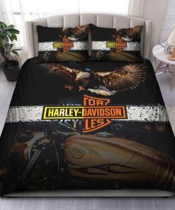 Harley Davidson Bedding Set Cover Design 3D - NAXA208