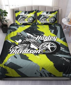 Harley Davidson Bedding Set Cover Design 3D - NAXA223