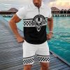 Harley Davidson Zipped Polo Shirt and Short Set NAQA14