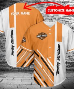 Harley Davidson Custom Name Baseball Shirt Design 3D Full Printed High Quality - NASA301