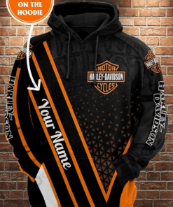 Harley Davidson Custom Name Hoodie Design 3D Full Printed Sizes S - 5XL - NAXA399
