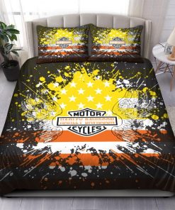 Harley Davidson Bedding Set Cover Design 3D - NAXA253
