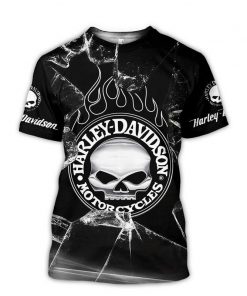 Harley Davidson T-shirt Design 3D Full Printed Sizes S - 5XL - TLEA210A