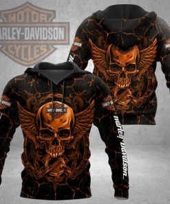Harley Davidson Hoodie Design 3D Full Printed Sizes S - 5XL - NAXA30A