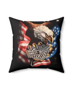 Harley Davidson 4th July Independence Day Pillow Case Design 3D Full Printed TLYA327