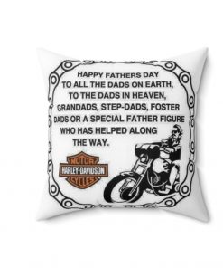 Harley Davidson Motorcycle Happy Father's Day Pillow Case Design 3D Full Printed NAXA06D