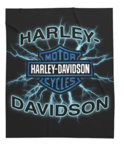 Harley Davidson Motorcycle Blanket NAXA03A