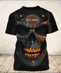 Harley Davidson T-shirt Design 3D Full Printed Sizes S - 5XL - NMCS158